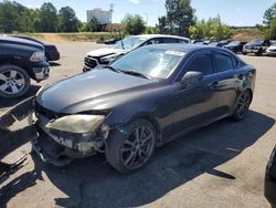 Salvage cars for sale at auction: 2008 Lexus IS 350