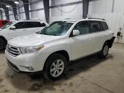 Salvage cars for sale from Copart Ham Lake, MN: 2012 Toyota Highlander Base