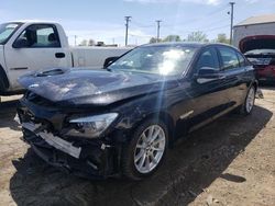 Salvage cars for sale at Chicago Heights, IL auction: 2013 BMW 750 LXI