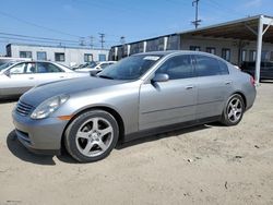 Salvage cars for sale from Copart Los Angeles, CA: 2004 Infiniti G35