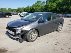 Salvage cars for sale at Ellwood City, PA auction: 2017 Toyota Prius