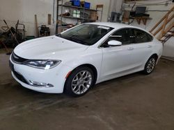 Salvage cars for sale at Ham Lake, MN auction: 2015 Chrysler 200 C