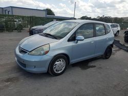 Salvage cars for sale from Copart Orlando, FL: 2007 Honda FIT