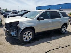 Salvage cars for sale at Woodhaven, MI auction: 2014 GMC Acadia SLE