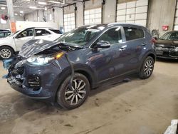 Salvage cars for sale at Blaine, MN auction: 2017 KIA Sportage EX