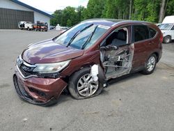 Salvage cars for sale from Copart East Granby, CT: 2015 Honda CR-V EXL