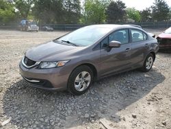 Salvage cars for sale at Madisonville, TN auction: 2015 Honda Civic LX