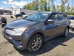 Salvage cars for sale from Copart Arlington, WA: 2016 Toyota Rav4 Limited