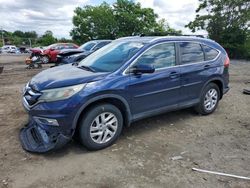Salvage cars for sale from Copart Baltimore, MD: 2015 Honda CR-V EXL