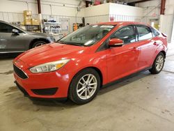 Salvage cars for sale from Copart Mcfarland, WI: 2015 Ford Focus SE