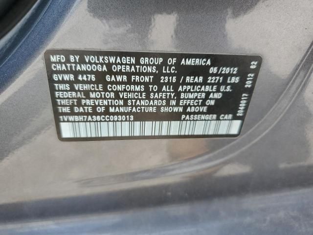 2012 Volkswagen Passat SE