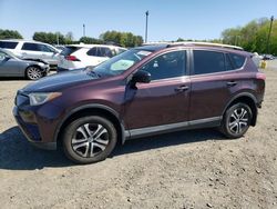 Salvage cars for sale at East Granby, CT auction: 2016 Toyota Rav4 LE