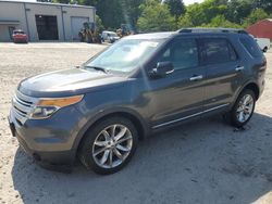 Salvage cars for sale at Mendon, MA auction: 2015 Ford Explorer XLT