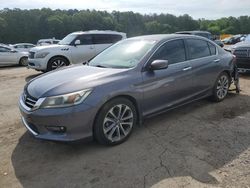 Salvage cars for sale at Florence, MS auction: 2015 Honda Accord Sport