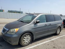 Salvage cars for sale from Copart Van Nuys, CA: 2008 Honda Odyssey LX