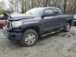 Salvage trucks for sale at Candia, NH auction: 2014 Toyota Tundra Double Cab SR/SR5