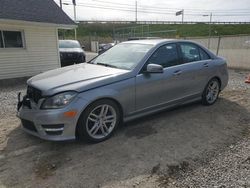 Salvage cars for sale from Copart Northfield, OH: 2012 Mercedes-Benz C 300 4matic