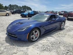 Chevrolet Corvette salvage cars for sale: 2017 Chevrolet Corvette Stingray 1LT