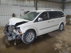 Salvage cars for sale from Copart Des Moines, IA: 2012 Chrysler Town & Country Limited
