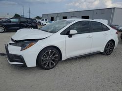 Salvage cars for sale at Jacksonville, FL auction: 2022 Toyota Corolla SE