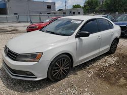 Salvage cars for sale at Opa Locka, FL auction: 2016 Volkswagen Jetta Sport