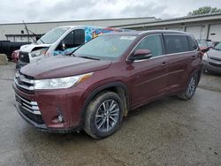 Salvage cars for sale at Louisville, KY auction: 2018 Toyota Highlander SE