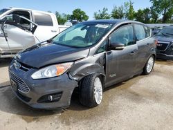 Salvage cars for sale at Bridgeton, MO auction: 2015 Ford C-MAX Premium SEL