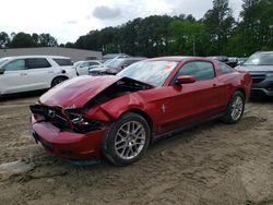 Carros salvage a la venta en subasta: 2012 Ford Mustang