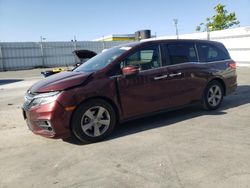 Salvage cars for sale at Antelope, CA auction: 2020 Honda Odyssey EXL