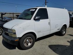 Chevrolet salvage cars for sale: 2001 Chevrolet Astro
