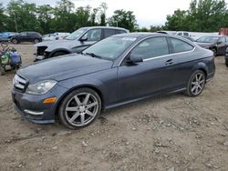 Mercedes-Benz salvage cars for sale: 2013 Mercedes-Benz C 250