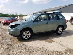Salvage cars for sale from Copart Louisville, KY: 2015 Subaru Forester 2.5I