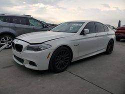 Salvage cars for sale at Grand Prairie, TX auction: 2013 BMW 528 I