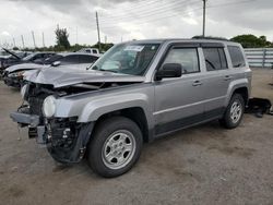 Salvage cars for sale at Miami, FL auction: 2015 Jeep Patriot Sport