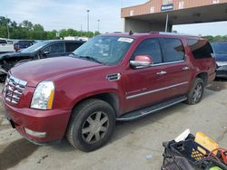 Salvage cars for sale from Copart Fort Wayne, IN: 2007 Cadillac Escalade ESV