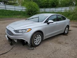 Salvage cars for sale from Copart Davison, MI: 2018 Ford Fusion S