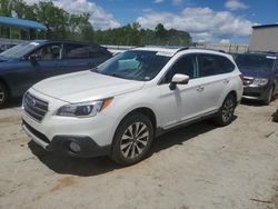 Vehiculos salvage en venta de Copart Spartanburg, SC: 2017 Subaru Outback Touring