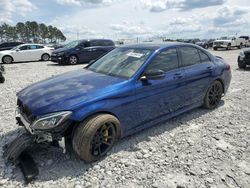 Salvage cars for sale at Loganville, GA auction: 2018 Mercedes-Benz C 43 4matic AMG
