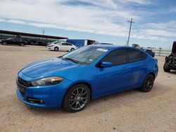 Salvage cars for sale at Andrews, TX auction: 2015 Dodge Dart SXT