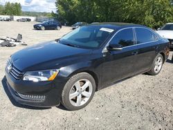 Salvage cars for sale at Arlington, WA auction: 2014 Volkswagen Passat SE