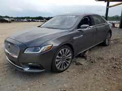 Salvage cars for sale at Tanner, AL auction: 2017 Lincoln Continental Reserve