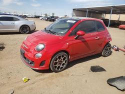 Salvage cars for sale at Brighton, CO auction: 2013 Fiat 500 Sport