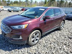 Salvage cars for sale from Copart Windham, ME: 2019 Ford Edge SEL