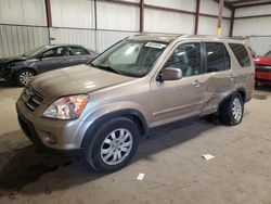 Salvage cars for sale from Copart Pennsburg, PA: 2006 Honda CR-V SE