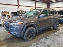 Jeep Cherokee salvage cars for sale: 2018 Jeep Cherokee Trailhawk
