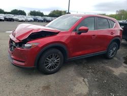 Salvage cars for sale at East Granby, CT auction: 2017 Mazda CX-5 Touring