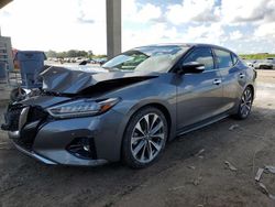 Salvage cars for sale at West Palm Beach, FL auction: 2022 Nissan Maxima Platinum