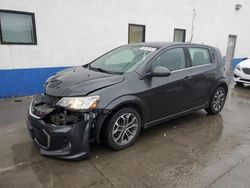 Salvage cars for sale at Farr West, UT auction: 2017 Chevrolet Sonic LT
