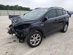 Salvage cars for sale at New Braunfels, TX auction: 2017 Ford Escape SE