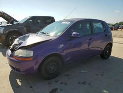 Salvage cars for sale at Grand Prairie, TX auction: 2007 Chevrolet Aveo Base